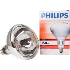 Philips Warmtelamp wit 150Watt
