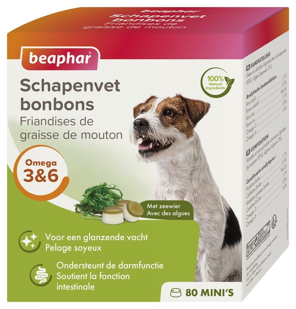 Beaphar Schapenvet Bonbons Zeewier 245gr MINI