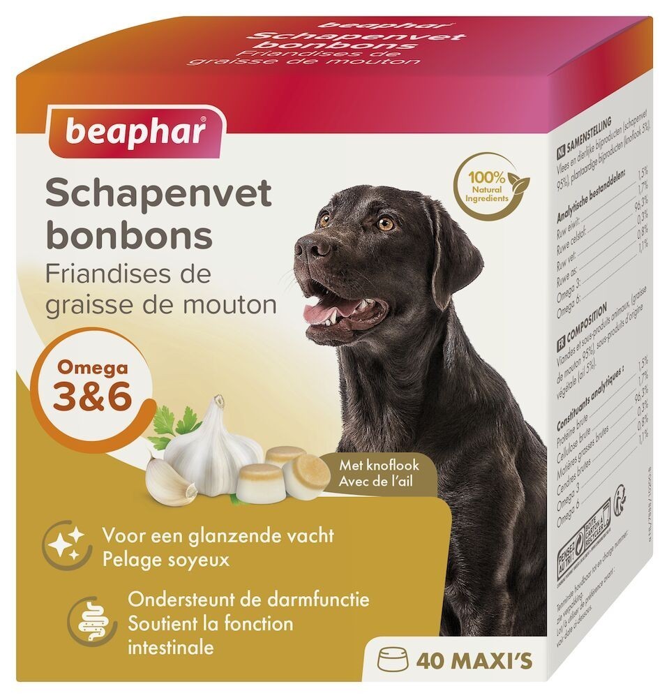 Beaphar Schapenvet Bonbons Knoflook 245gr Maxi