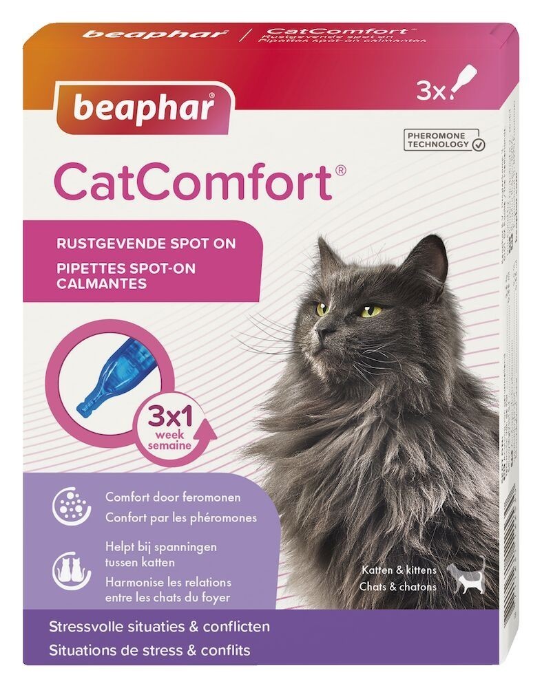 Beaphar CatComfort® Rustgevende Spot-On kalmering