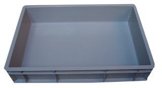 Duivenbad plastik grijs recht 60x40x12cm