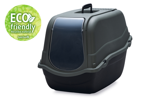 BZ Kattenbak ECO Romeo Groen/Zwart 57x39x41cm