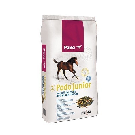 Pavo Podo Junior Muesli 15kg veulenmuesli 1-18maand