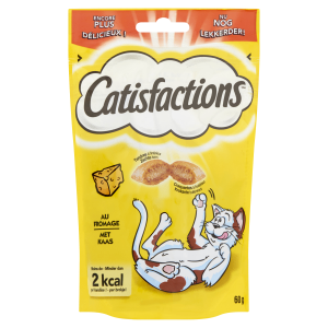 Catisfactions Kaas 60g Kattensnoepjes
