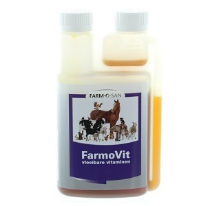 FarmoVit vloeibare vitaminen 250ml vogel, kip, duiven, varken, konijn, schaap