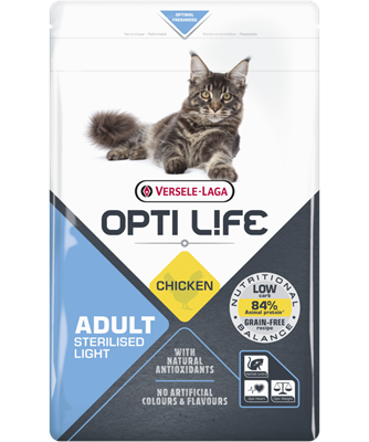 OptiLife Cat Adult Sterilised Light 2.5kg