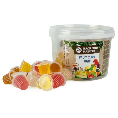 Fruitkuipjes Mix 100st Back Zoo Nature fruitcups