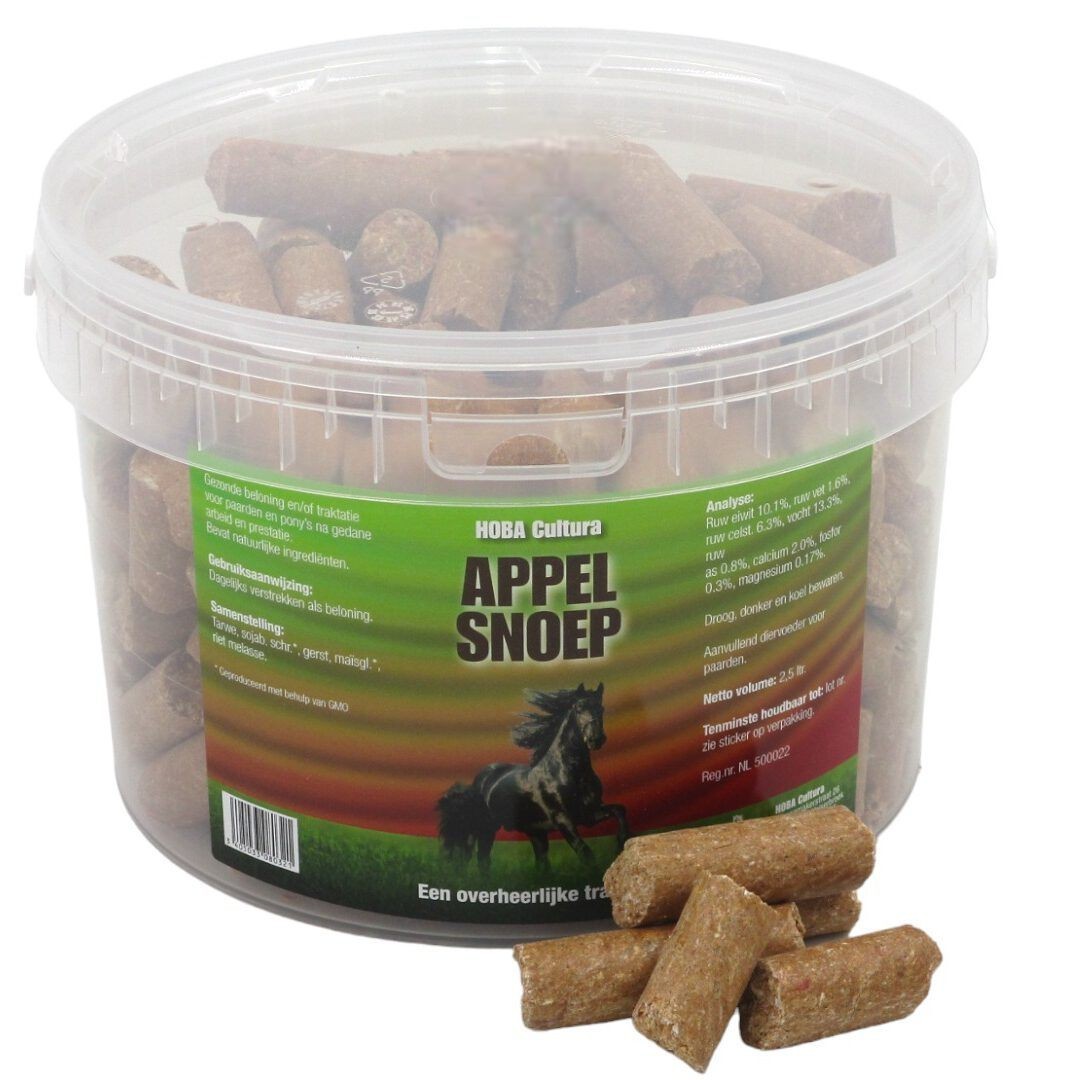 Hoba Paardensnoepjes Appel 2.5L