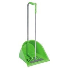 Mestboy 90cm compleet met hark GROEN (opraapbak)