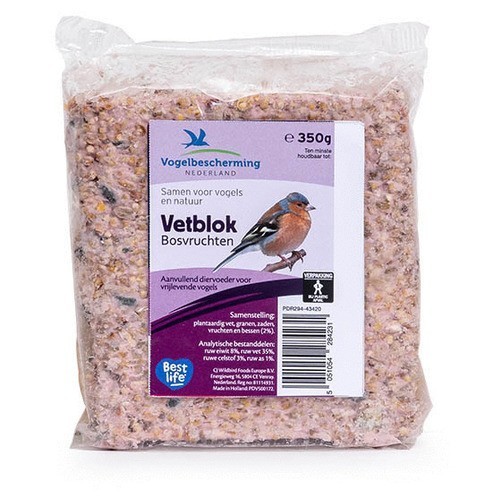 Wildbird Vetblok Bosvruchten 350gr VBN