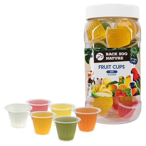 Fruitkuipjes Mix 24st Back Zoo Nature fruitcups